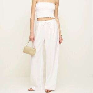 Reformation Lena Two Piece 100% Linen Outfit - Size Medium - NEW WITH TAGS!